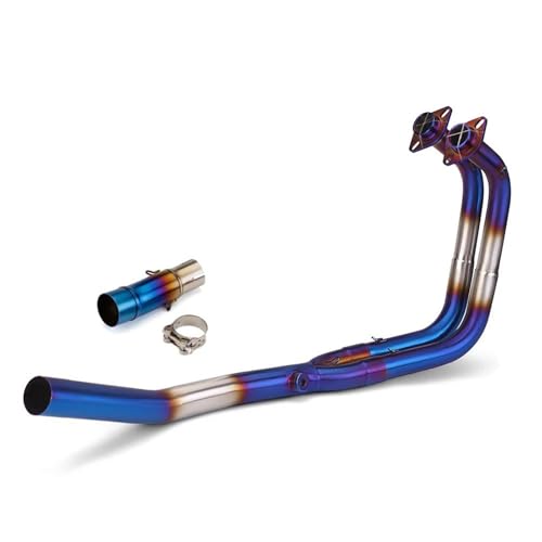 Tuyau liaison avant 51mm pour Kawasaki Z400 et Ninja 400 2018-2024 Type D