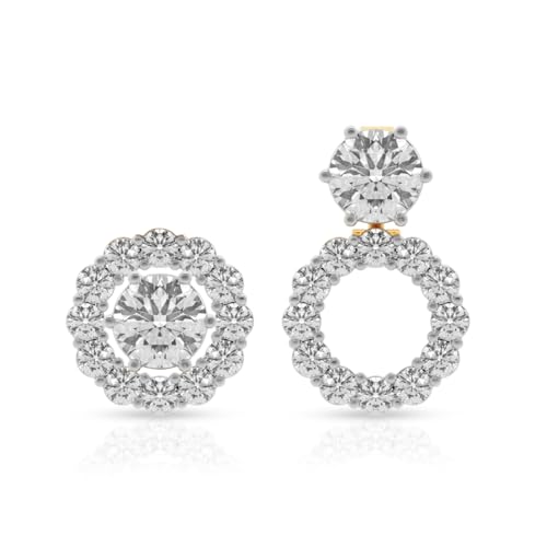 Image of 925 Sterling Silver Earrings for Women & Woman | Stud Earrings for Women | Daily Wear Silver Jewellery | Gift for Wife, Girlfriend, Mother, Sister | Rakhi Gift for Sister