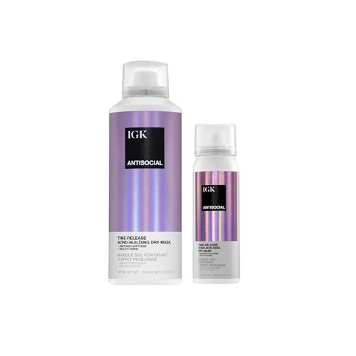 IGK Antisocial Dry Hair Mask Leave-in Overnight Treatment