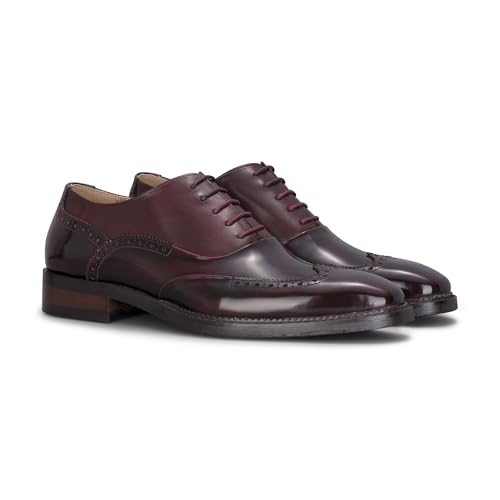 Men's Patent Leather Brogue Formal Shoes - Harry3