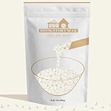 Lifestance Pearl White Waxing Beads, 1lb Unscented Coarse Hair Removal Wax Beans for Face, Eyebrow, Brazilian Bikini, Sensitive Skin at Home for Women and Men