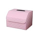 RVIFY Auto-Ordnungstasche Kofferraum-Organizer (faltbares Design) Kompakte Frachtbox, um den Innenraum Ihres Fahrzeugs organisiert und aufgeräumt zu halten Kofferraum-Organizer(Pink B,Big)