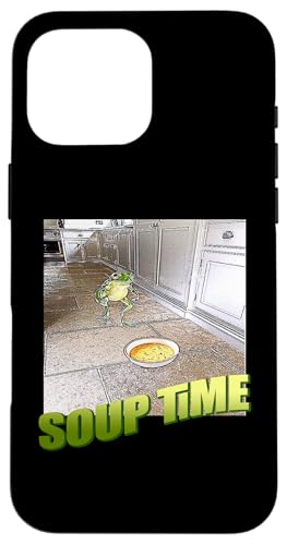 Funny meme - Soup Time Meme Frog Meme Meme X}zP[X iPhone 16 Pro Max p