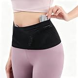 Bolsa de cintura com alça ajustável, bolsa de cinto para transporte diário, bolsa de cintura casual, Preto, Small, Normal