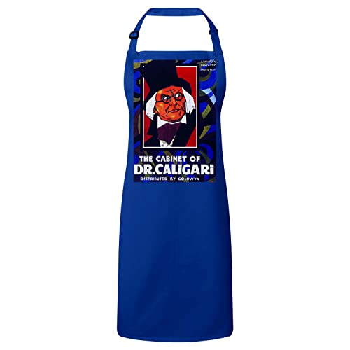 Tablier Cuisine Premium Bleu Dr Caligari Vintage Retro Film