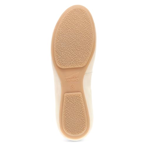 Image of Dansko Mollie Slip-On Ballerina Flats for Women - Built-in Wedge with Arch Support - Versatile Casual to Dressy Footwear - Lightweight Rubber Outsole
