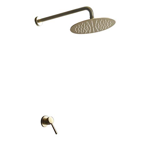 Bec de baignoire ensemble de robinet de douche robuste anti calcaire laiton - 2