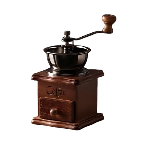 SAMCHU(サムチュウ)復古手回しコーヒーミル 家庭用 セラミックコア 粉砕度調節可能 2 個セット 人気商品