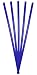 High Density Polyethylene (HDPE) Plastic Welding Rod, 3/8" x 1/16", 5 ft, Blue
