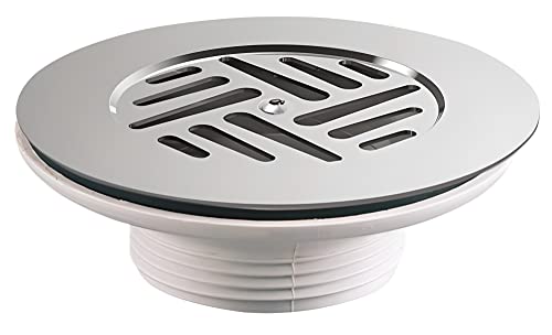 Bonde plastique à grille plate pour évier grès - Valentin