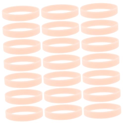 SKISUNO 100 pezzi Braccialetti Luminosi in Silicone Polsini Fluorescenti Notturni Flessibili e Confortevoli per Feste Sport e Attività all Aperto per Ragazzi e Adulti