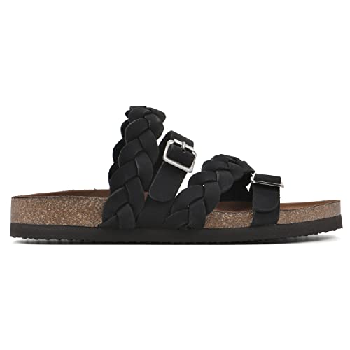 Image of WHITE MOUNTAIN Women's Holland Signature Comfort Molded Braided Footbed Sandal
