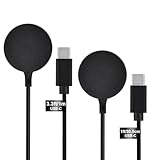 COSOOS 2-Pack USB C Charger for Samsung Watch Charger, Galaxy Watch6/6 Classic/ 5/5 Pro/4/4 Classic/3/Active 2/1, 1m Long & 30cm Short Replacement Type C Wireless Charging Cables for Galaxy Watch