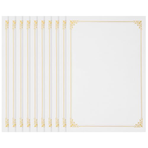 Papier inscriptible bordures aluminium GALPADA pour reconnaissance des employés et diplômes