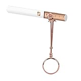 Lzttyee Elegant Rose Design Lady Smoker Cigarette Holder Ring Protect Your Fingers (M, Rose Gold)
