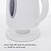 OVENTE Electric Kettle, 1.7L Fast Boiling Water Heater for Coffee or Tea, BPA Free with Water Level Gauge, Auto Shut-Off, Boil-Dry Protection, Indicator Light and Removable Filter, White KP72W