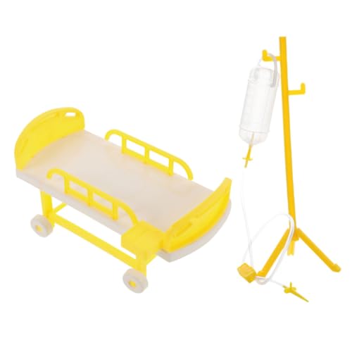 FELTECHELECTR 1juego Imitación De Doctor para Niño Niña Set De Juguetes Médicos Cama y Botella IV Accesorios para rol y Aprendizaje para Imaginación y Simulación Infantil FELTECHELECTR 1juego Imitación De Doctor para Niño Niña Set De Juguetes Médicos Cama y Botella IV Accesorios para rol y Aprendizaje para Imaginación y Simulación Infantil