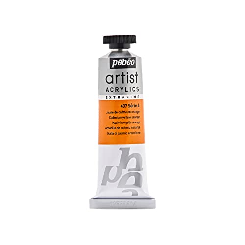 PEBEO 37 ml Artist Acrylics, Orange Cadmium Yellow