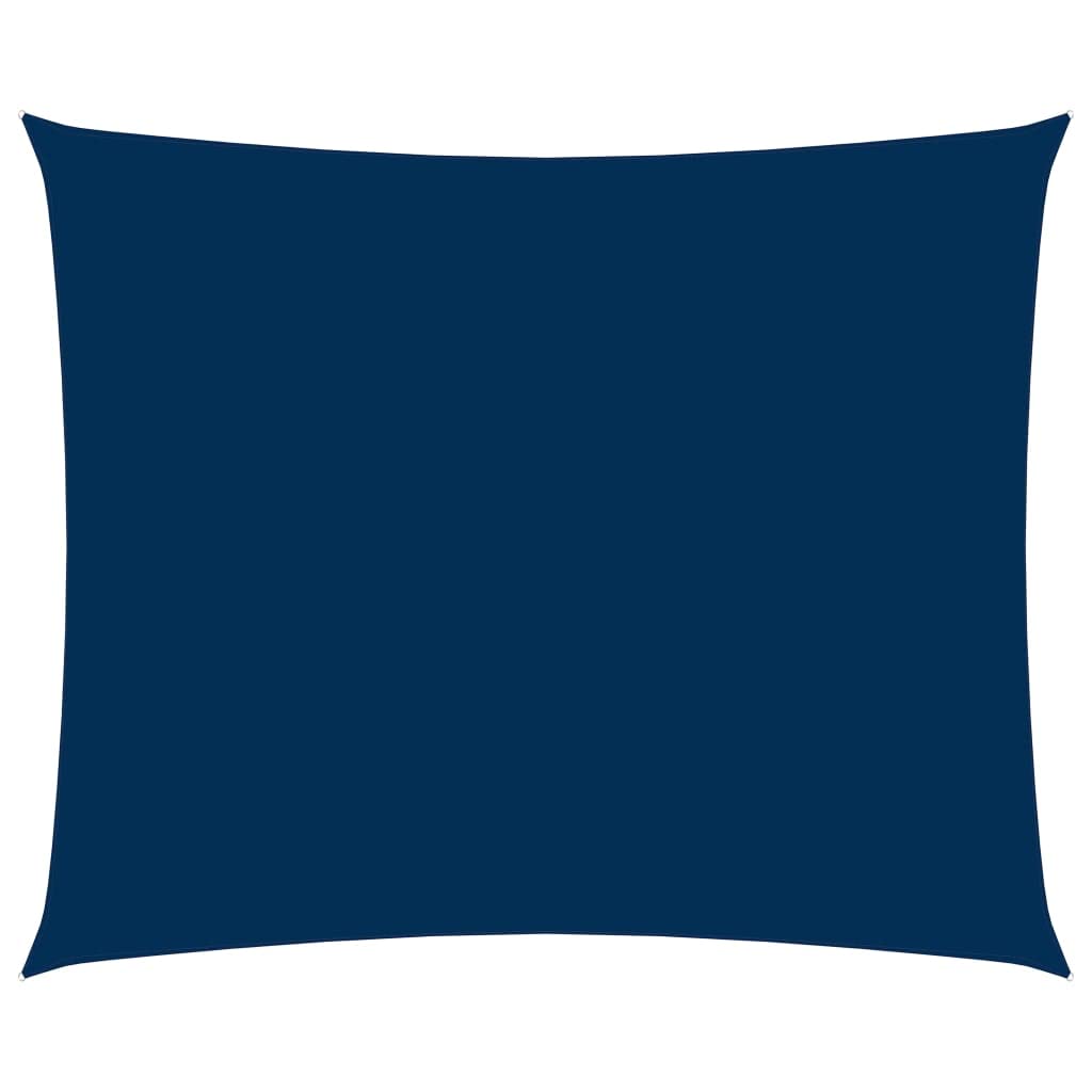 Sonnensegel Rechteckig 3x5 m Blau Oxford Robustes Material für Outdoor-Nutzung UV-Schutz Garten Terrasse Balkon Modernes Design & Langlebigkeit für Wohnwagen Strand