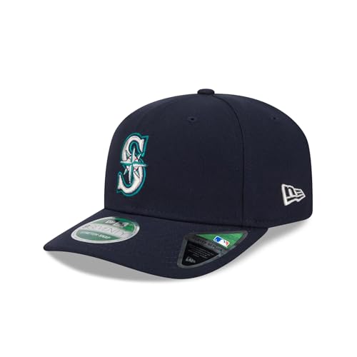New Era Unisex-Adult MLB Player Replica 9SEVENTY Baseball Team Color Stretch Adjustable Snapback Hat One Size Fits All - Seattle Mariners - Navy