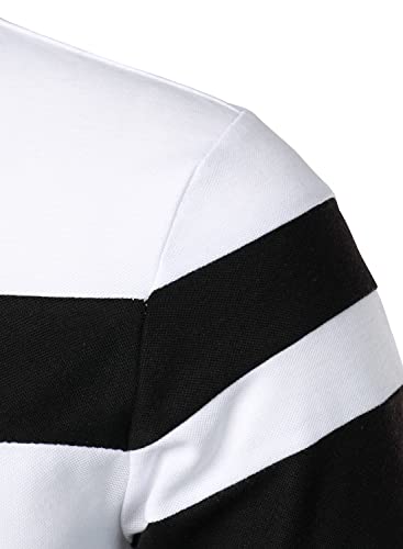 HOOD CREW Mens Short Sleeve Polo Shirts Stylish Design Summer T Shirt4