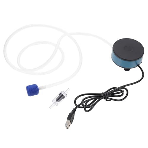 Mikikit 1 Set Silent USB Aquarium Pump Compact Oxygen Pump for Fish Tanks Efficient Air Circulation for Fish Shops Lightweight Portable Design High for Enhanced Oxygenation