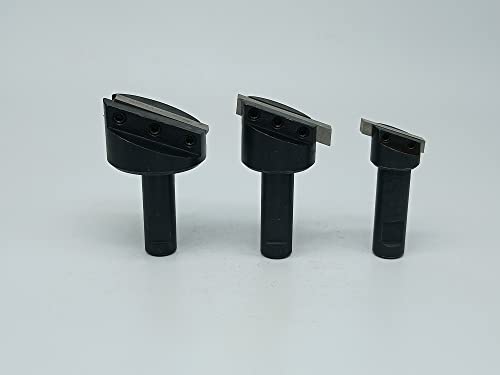 Kalanjari Fly Cutter Set 3/4'' To 1-1/2'' Cutting Milling Hardened Tool Bits 1/2" Shank #TOP4