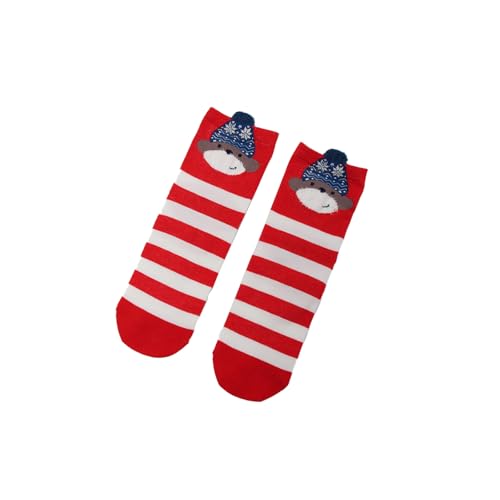 Christmas Socks Women Cotton Holiday Themed Festival Decoration Breathable Winter Warm Socks
