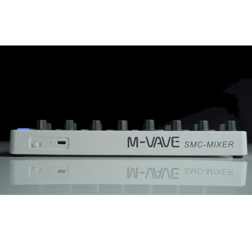 M-Vave SMC Mixer - Contrôleur/mixeur MIDI Bluetooth sans fil avec 8 encodeurs, alimenté par batterie et USB – vue 3