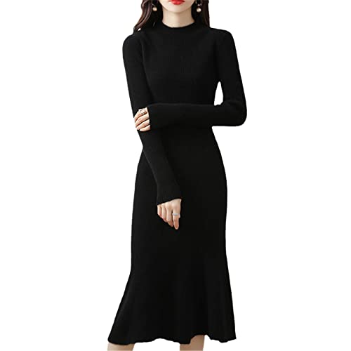 Pull basique chaud en laine sous un manteau pour vos sorties d'automne