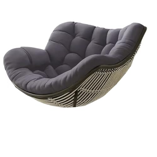 Cojines gigantes para silla mecedora para adultos, cómodo cojín de repuesto para uso en interiores y exteriores, perfecto para patio, jardín, sala de estar y tumbonas