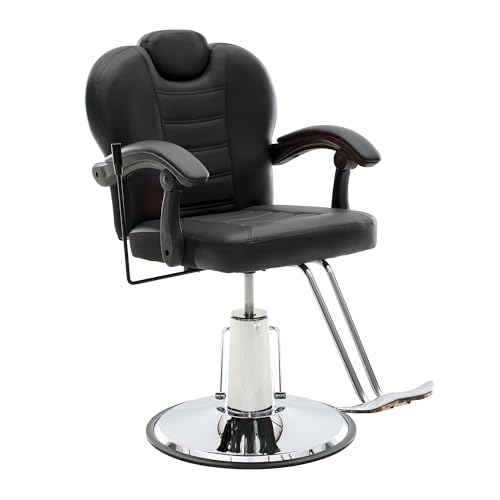 ZORRTIK Hydraulic Barber Chair with Swivel