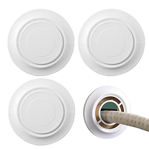 AUTOECHO Wall Hole Cover for AC - 3PCS Air Conditioner Hole Plug,Split Air Conditioning Hole Escutcheon Decorative Plug to Restore Beautiful Home and Wall