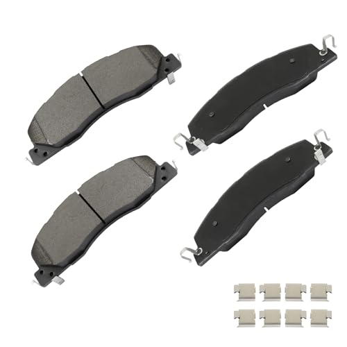 Image of cciyu D1399 Front Metal Disc Brake Pads Kit For Dodge For Ram 2500 2009-2010,For Dodge For Ram 3500 2009-2010,For Ram For 1500 2012,For Ram For 2500 2011-2018,For Ram For 3500 2011-2018