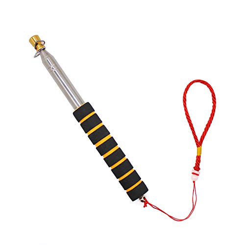 YFaith 2 Metros Asta de Bandera Plegable,Asta de Bandera de Guía Portátil,Poste de Bandera de Guía con Agarre Antideslizante,para Guías de Viaje Marcheros Banderas Cover