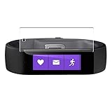Puccy 3 Pack Screen Protector Film, compatible with Microsoft Band 1 smartwatch Smart Watch TPU Guard （ Not Tempered Glass Protectors ）