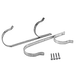 bobotron Pool Pole Hanger Premium 2Pcs Aluminium Holder Set, Perfect Hooks for Telescopic Poles,...