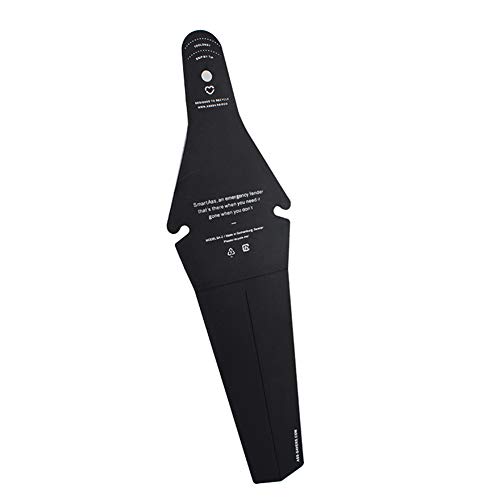 Wechoide, parafango posteriore per bicicletta, parafango per bici da strada MTB, 3 pezzi, Nero