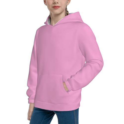 Pink Kid Hoodies Boys Sweatshirts Girls Pullover with Pocket2