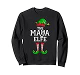 Mama Elfe Partnerlook Familien Outfit Frauen Weihnachten Sweatshirt