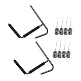 Installation rapide : équipé de vis et de supports de fixation pour une installation simple, support de planche de surf, support de rangement de kayak réglable pour plafond