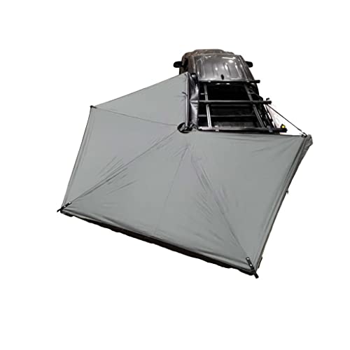 Overland Vehicle Systems HD Nomadic 270 LTE Drivers Side Awning | Dark Gray | Includes Black Travel Cover | 19679907