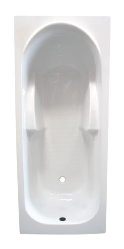 ONDEE - Baignoire FANY, baignoire rectangulaire. 170x70cm - Acryl et ABS ép.3mm blanc renforcé - Contenance 195L - Picots antidérapants - 4 pieds à vis de...
