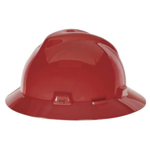 Hard Hat, Polyethylene, 4 Point Pinlock, Type 1, Class E, Red, Mfr: 454736-A