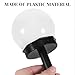 VILLFUL 6pcs Solar Lawn Globe Lights Ground Plug Outdoor Garden Lighting Tool Warm Solar Pathway Lamps for Walkway Patio Decor