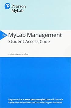Misc. 2019 Mylab Management with Pearson Etext -- Access Card -- For Human Resource Management Book