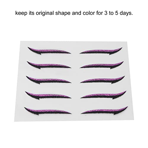 Eyeliner Stickers adhesivos reutilizables color violeta miniatura 4