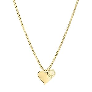 Liebeskind Venezianerkette met hanger Edelstaal 44 cm