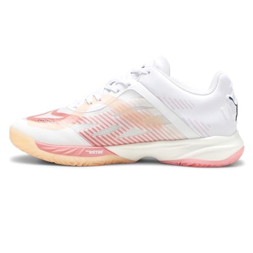 PUMA Womens Accelerate Nitro Sqd Racquet Volleyball Sneakers Shoes - White - Size 6 M3