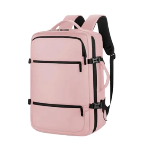 Mochila de Viagem Unissex Grande Mala de Mão Mochila Para Trilha Notebook (ROSA)